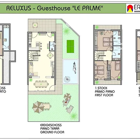 Guesthouse Le Palme Postal / Burgstall Exterior photo